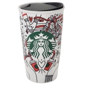 STARBUCKS CERAMIC 2017 HOLIDAY TUMBLER